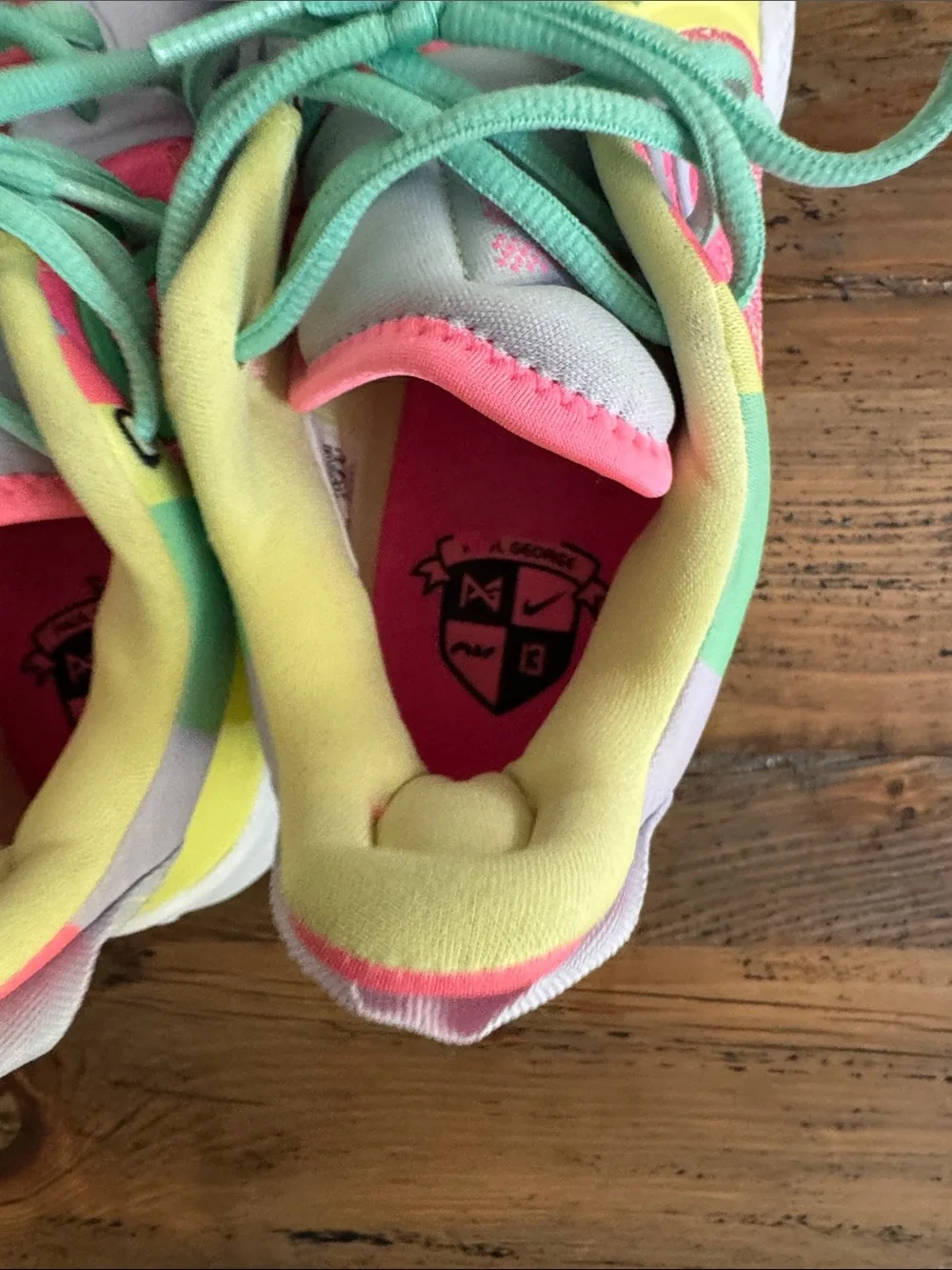 Nike Paul George 6 Colorful  Sneakers - Pastel Mint, Pink & Yellow